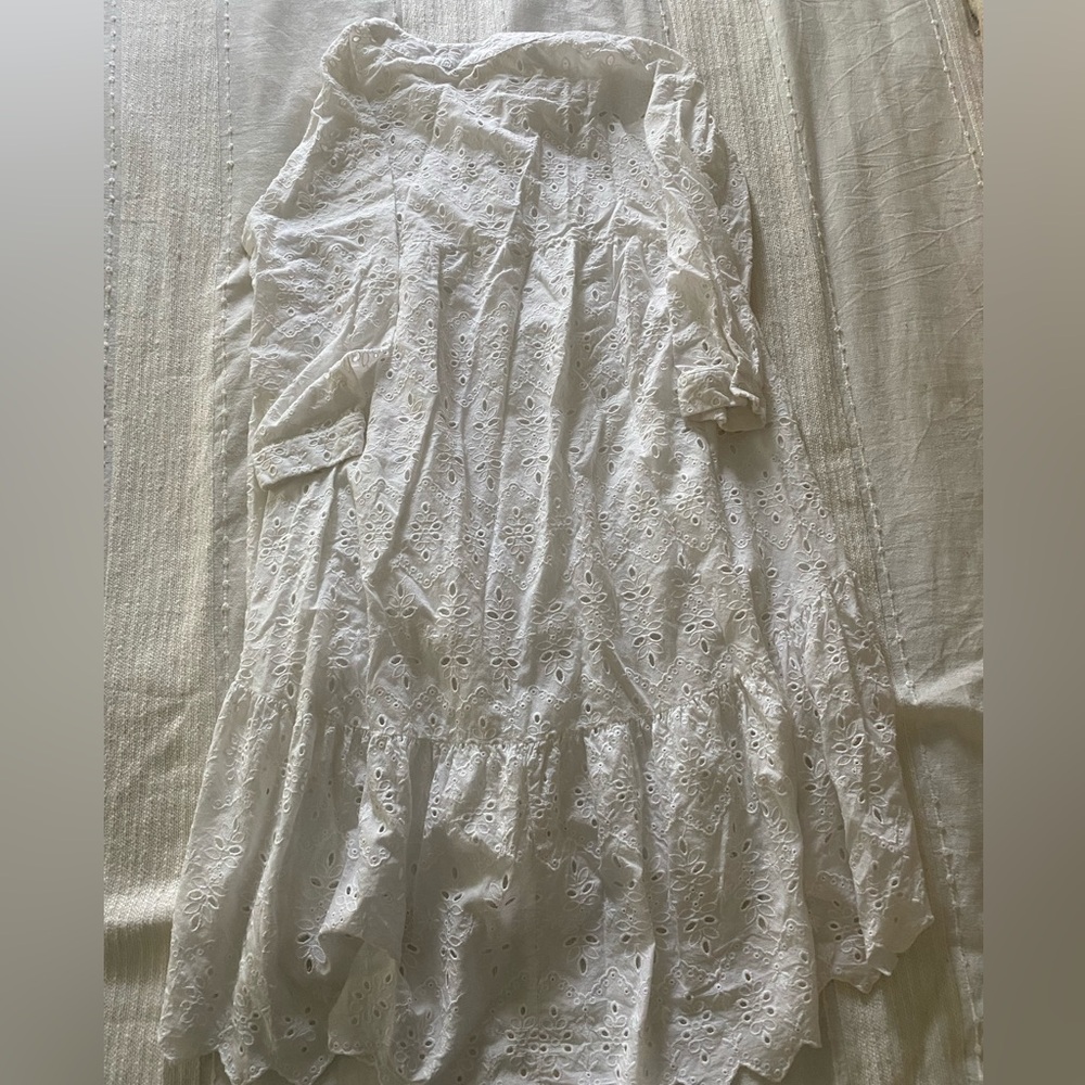 Zara White eyelet dress - Picture 5 of 6